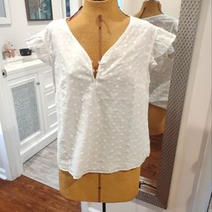 Shein White Blouse